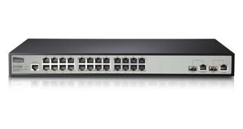 Коммутатор Gigabit Ethernet SNMP 24FE + 2 комбинированных порта ST3326